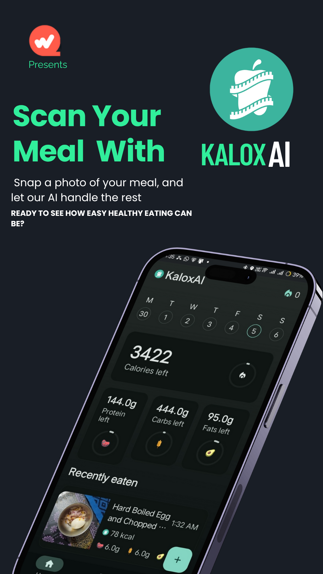 App Launch Your Story in Black Bright Green Cool Corporate Style